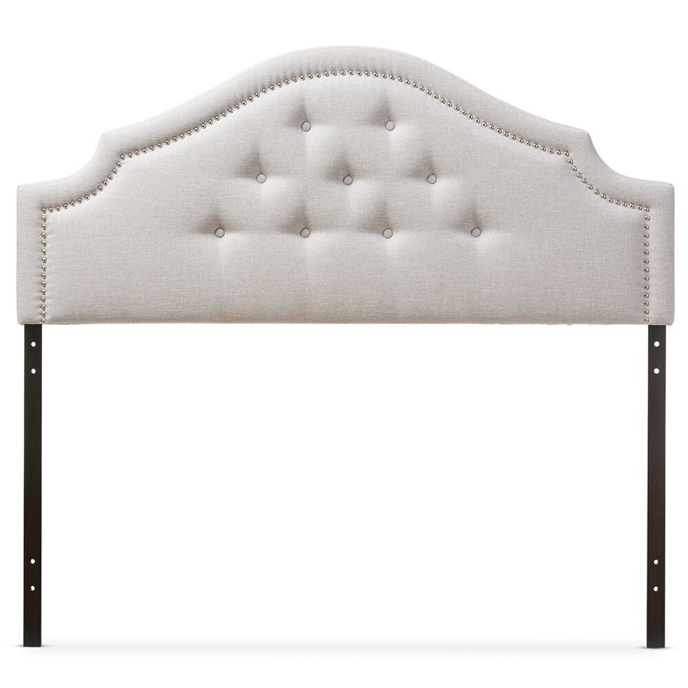 BAXTON STUDIO CORA MODERN AND CONTEMPORARY GREYISH BEIGE FABRIC UPHOLSTERED KING SIZE HEADBOARD

Item #: BBT6564-Greyish Beige-King HB
