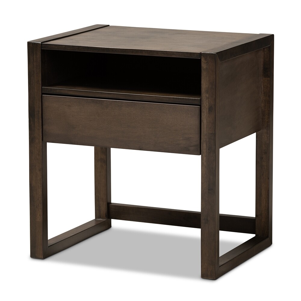 BAXTON STUDIO INICIO MODERN AND CONTEMPORARY ASH BROWN FINISHED 1-DRAWER WOOD NIGHTSTAND

Item #: Inicio-NS