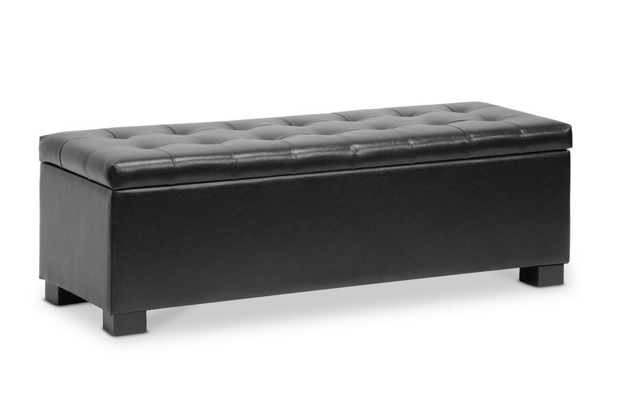 BAXTON STUDIO ROANOKE OTTOMAN