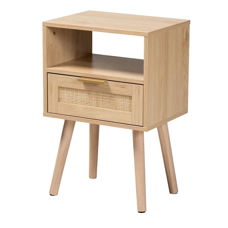 BAXTON STUDIO EMMETT MID-CENTURY MODERN LIGHT BROWN FINISHED WOOD 1-DRAWER END TABLE

Item #: SR211212-Wooden-ET