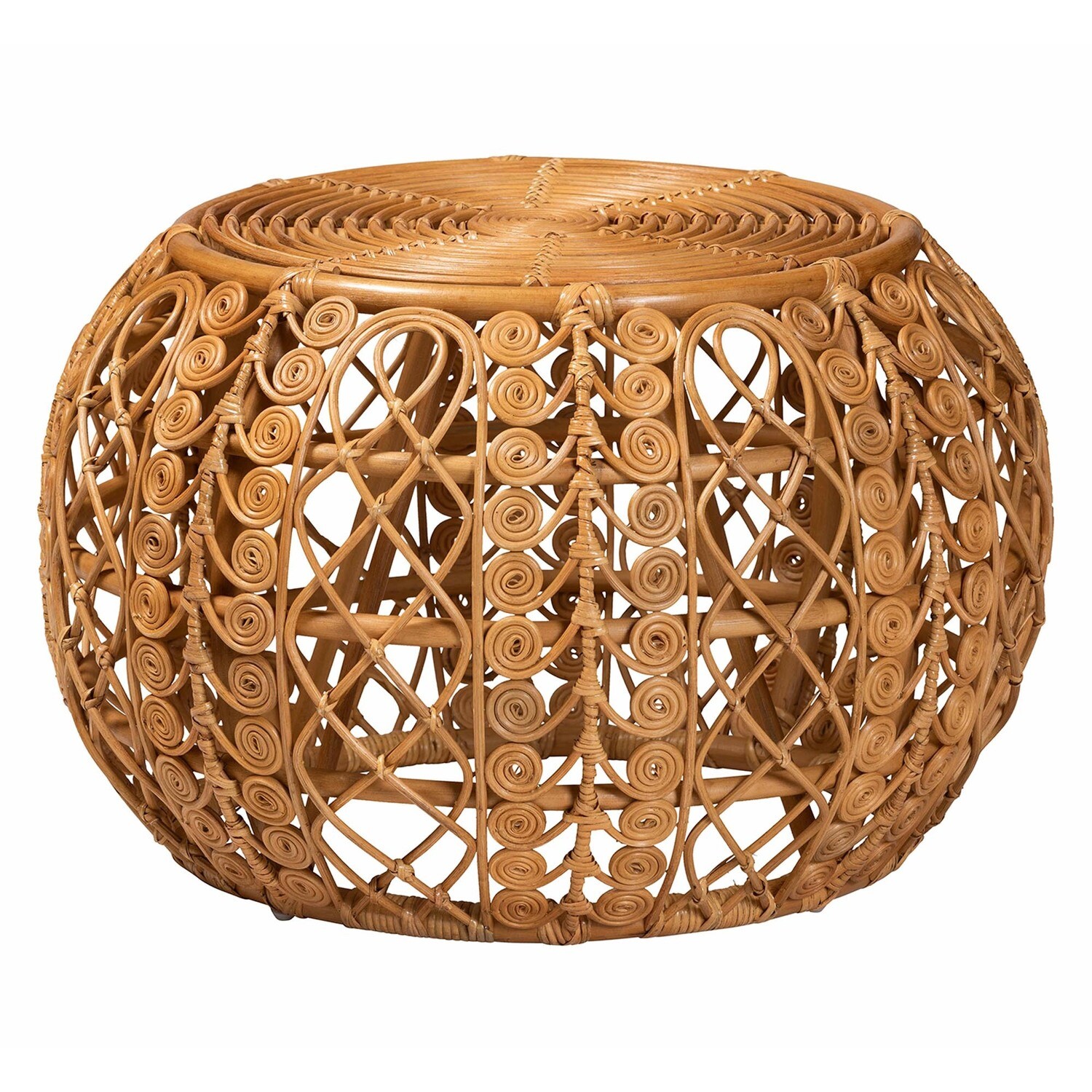 BALI & PARI TIRAMISU MODERN BOHEMIAN NATURAL BROWN RATTAN COFFEE TABLE

Item #: Tiramisu-Light Honey Rattan-CT
