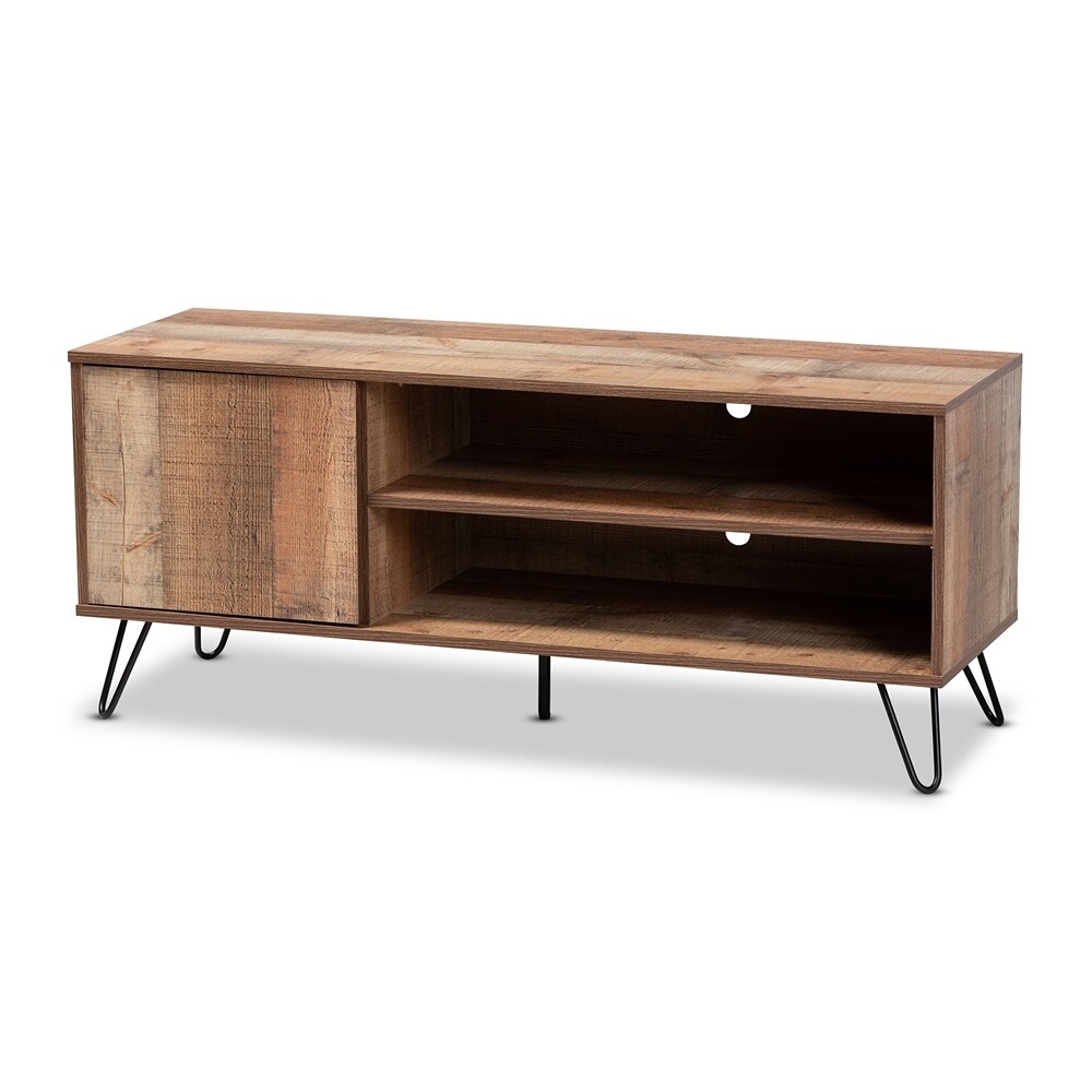 BAXTON STUDIO IVER MODERN AND CONTEMPORARY RUSTIC OAK FINISHED 1-DOOR WOOD TV STAND

Item #: TV8005-Vintage Oak-TV