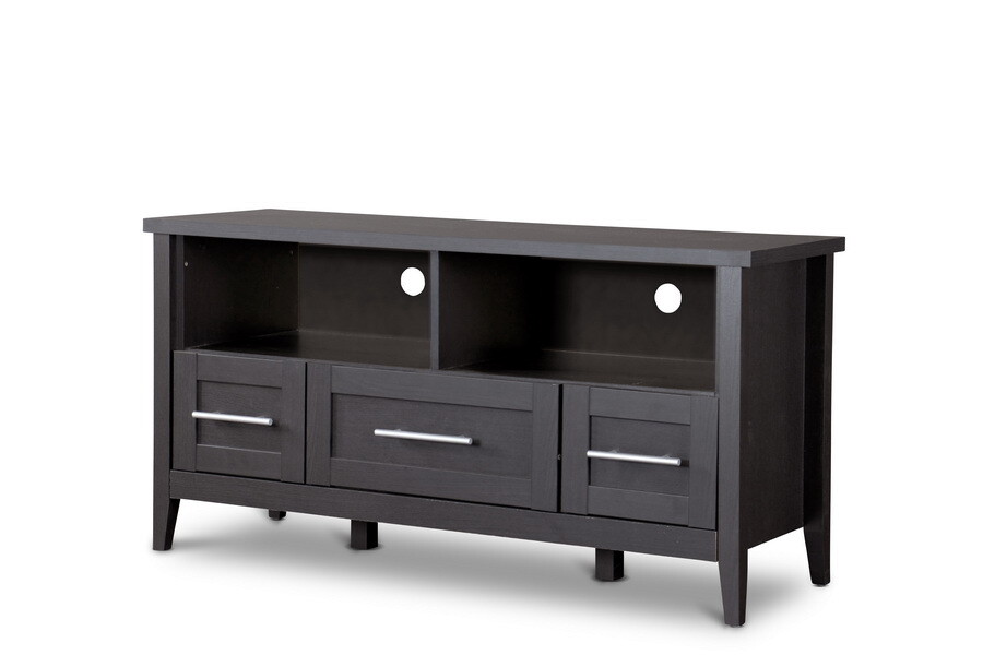 BAXTON STUDIO ESPRESSO TV STAND-THREE DRAWERS

Item #: I-1504