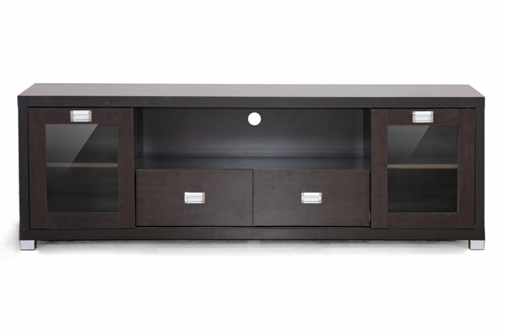 BAXTON STUDIO GOSFORD BROWN WOOD MODERN TV STAND

Item #: FTV-881(3A)