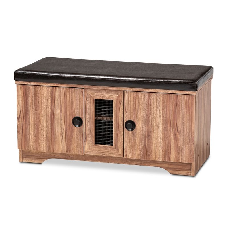BAXTON STUDIO VALINA MODERN AND CONTEMPORARY DARK BROWN FAUX LEATHER UPHOLSTERED 2-DOOR WOOD SHOE STORAGE BENCH
Item #: FP-1805-5006 BAXTON STUDIO VALINA MODERN AND CONTEMPORARY DARK BROWN FAUX LEATHER UPHOLSTERED 2-DOOR WOOD SHOE STORAGE BENCH
Item #: FP-1805-5006