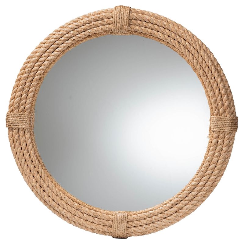 bali & pari Manila Bohemian Woven Rope Accent Wall Mirror

Item #: Manila Round Rope-Mirror