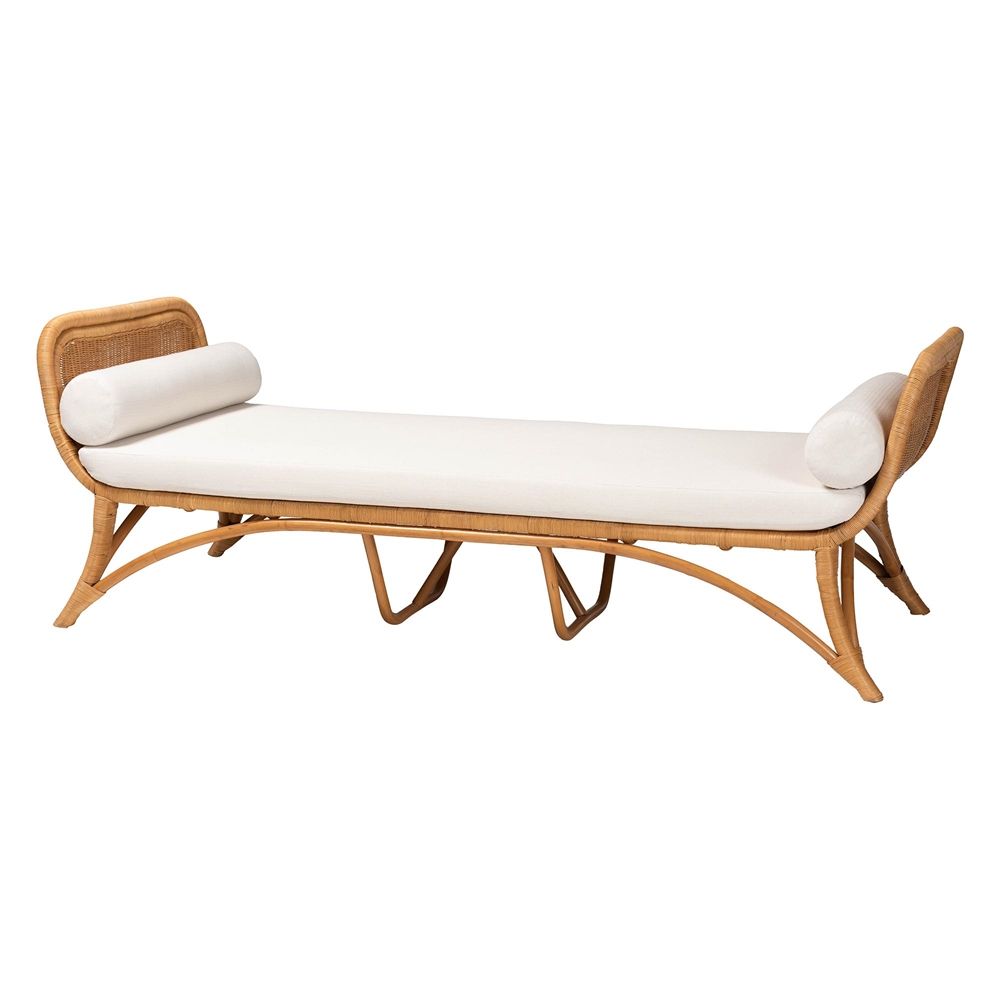 Bali & Pari Veve Bohemian Light Honey Rattan Daybed