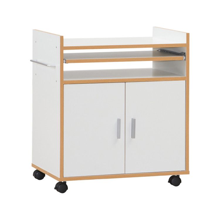Kitchen Island on Wheels with Removable Shelf and Towel Rack Kitchen Island on Wheels with Removable Shelf and Towel Rack