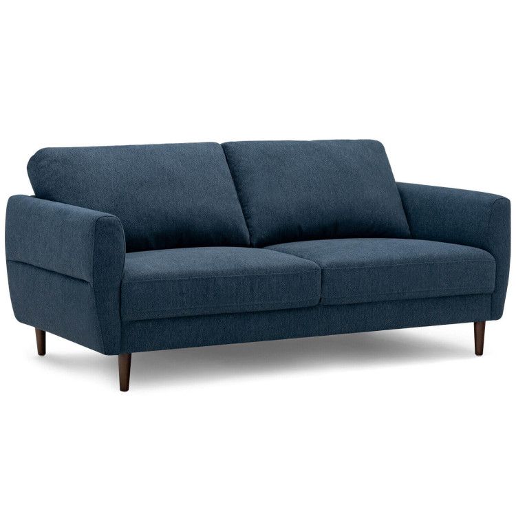 72 Inch Small Fabric Loveseat Sofa Couch with with Solid Frame 72 Inch Small Fabric Loveseat Sofa Couch with with Solid Frame