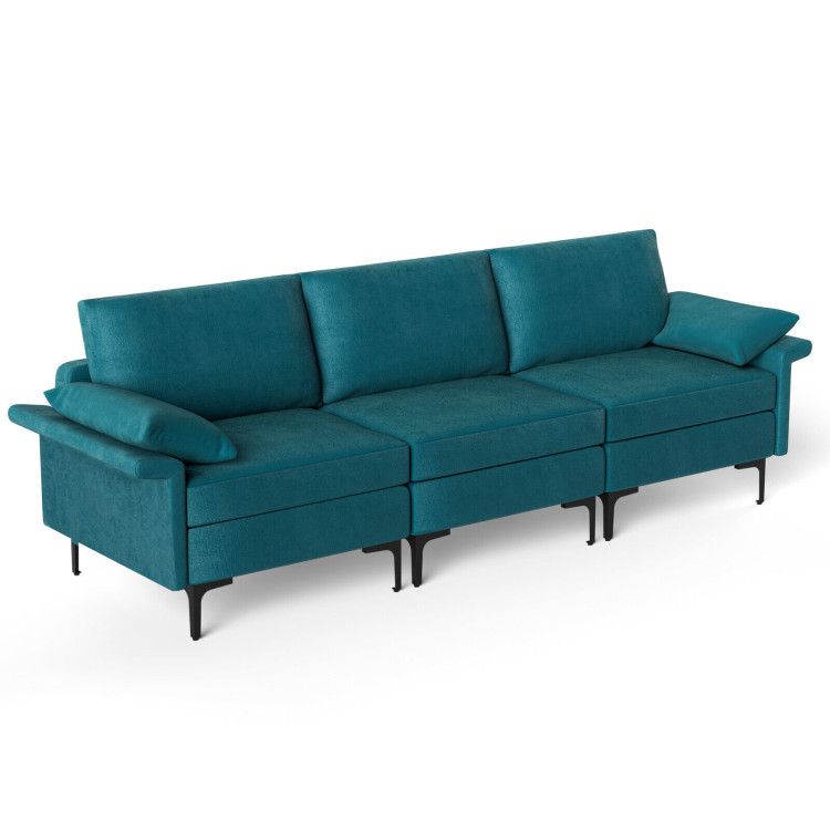 Large 3-Seat Sofa Sectional with Metal Legs for 3-4 people Large 3-Seat Sofa Sectional with Metal Legs for 3-4 people
