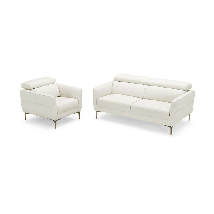 Modern Couched Sofa set with Adjustable Headrest Modern Couched Sofa set with Adjustable Headrest