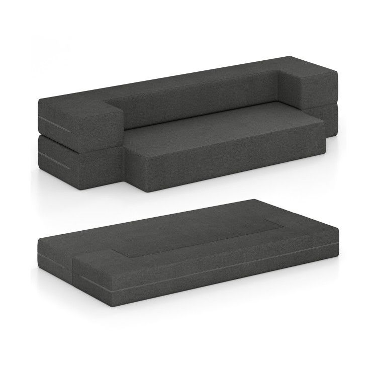8 Inch Convertible Folding Sofa Bed with Washable Cover 8 Inch Convertible Folding Sofa Bed with Washable Cover
