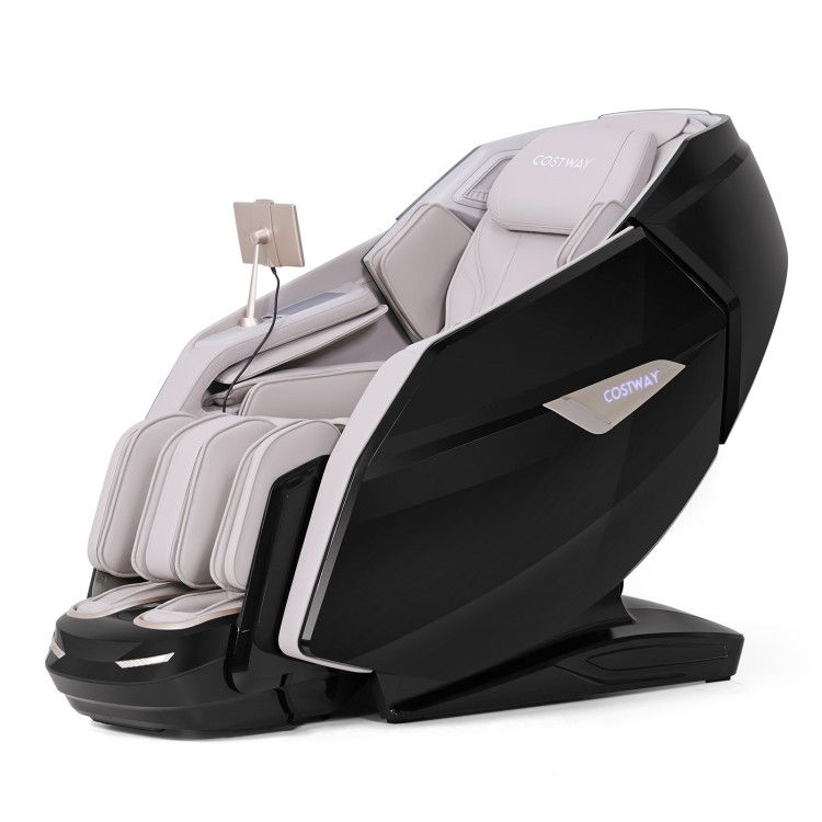 Kenzo 41-4D Dual Roller System Flexible Track Zero Gravity Full Body Massage Chair with Heart Rate Monitor and Health Detecti