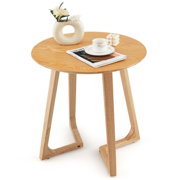 24 Inch Round End Table with Adjustable Foot Pads 24 Inch Round End Table with Adjustable Foot Pads