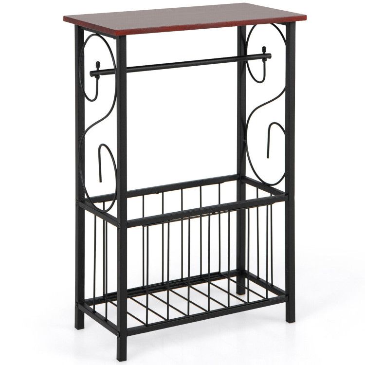 Narrow Side Table with Removable Paper Holder for Living Room Narrow Side Table with Removable Paper Holder for Living Room