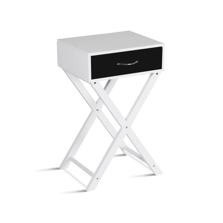 Modern X-Shape Accent Side End Table