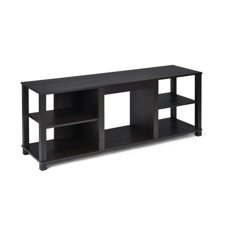 2-Tier TV Storage Cabinet Console with Adjustable Shelves 2-Tier TV Storage Cabinet Console with Adjustable Shelves
