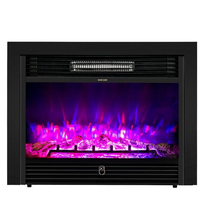 28.5 Inch Electric Fireplace Recessed with 3 Flame Colors 28.5 Inch Electric Fireplace Recessed with 3 Flame Colors