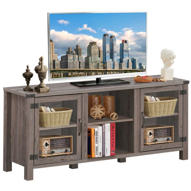 TV Stand Entertainment Center for TVs up to 65 Inch with Storage Cabinets TV Stand Entertainment Center for TVs up to 65 Inch with Storage Cabinets