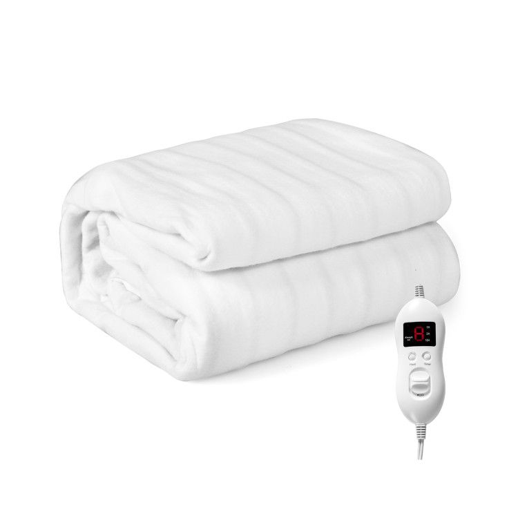 Electric Heated Mattress Pad with Adjustable Temperatures 10 H Timer Electric Heated Mattress Pad with Adjustable Temperatures 10 H Timer
