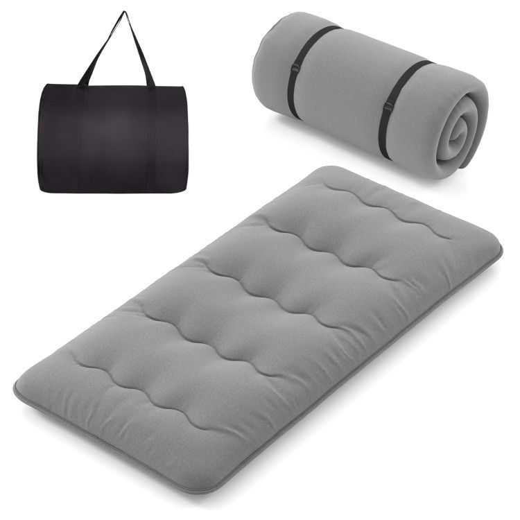 Futon Bed Mattress with Washable Cover and Carry Bag Futon Bed Mattress with Washable Cover and Carry Bag