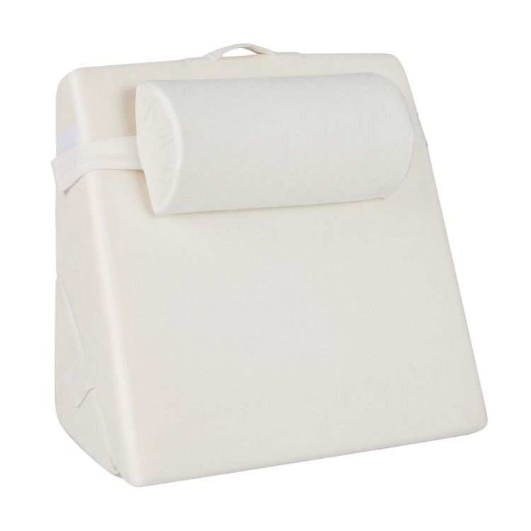 3 Pieces Bed Wedge Pillow Set with Air Memory Foam