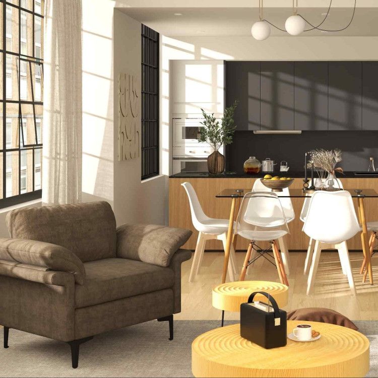 Complete Modern Dining Set: 5-Piece Dining Chairs and Table Bundle – Sleek, Comfortable, and Durable