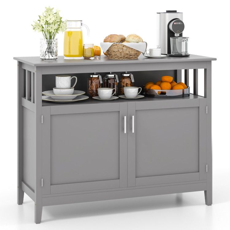 Modern Practical Wooden Kitchen Lockers with Large Storage Space