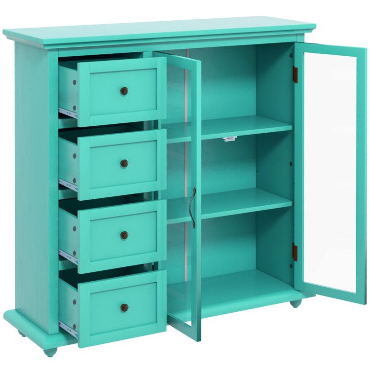 Buffet Sideboard Table Kitchen Storage Cabinet with Drawers and Doors Buffet Sideboard Table Kitchen Storage Cabinet with Drawers and Doors
