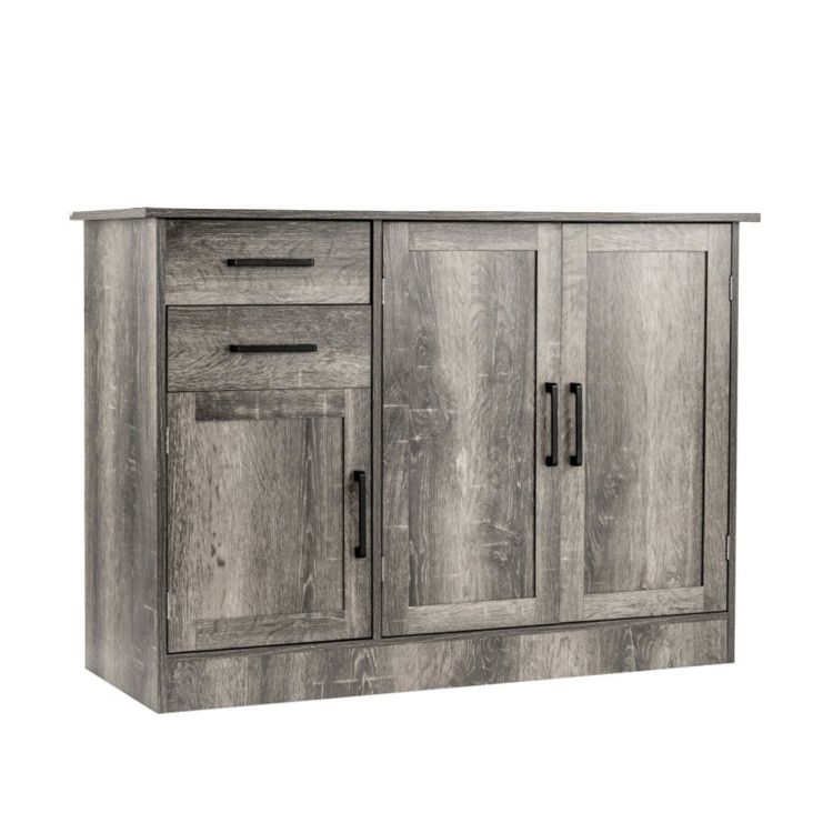 Buffet Server Storage Cabinet with 2-Door Cabinet and 2 Drawers Buffet Server Storage Cabinet with 2-Door Cabinet and 2 Drawers