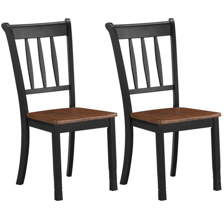 2 Pieces Solid Whitesburg Spindle Back Wood Dining Chairs 2 Pieces Solid Whitesburg Spindle Back Wood Dining Chairs