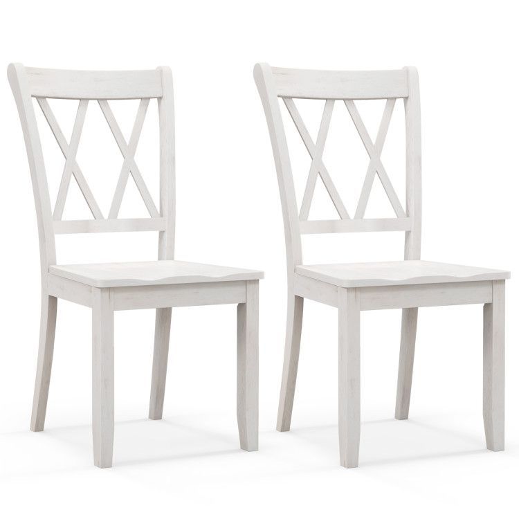 Set of 2 Wooden Dining Chairs Mid Century Farmhouse Retro Kitchen Chairs Set of 2 Wooden Dining Chairs Mid Century Farmhouse Retro Kitchen Chairs
