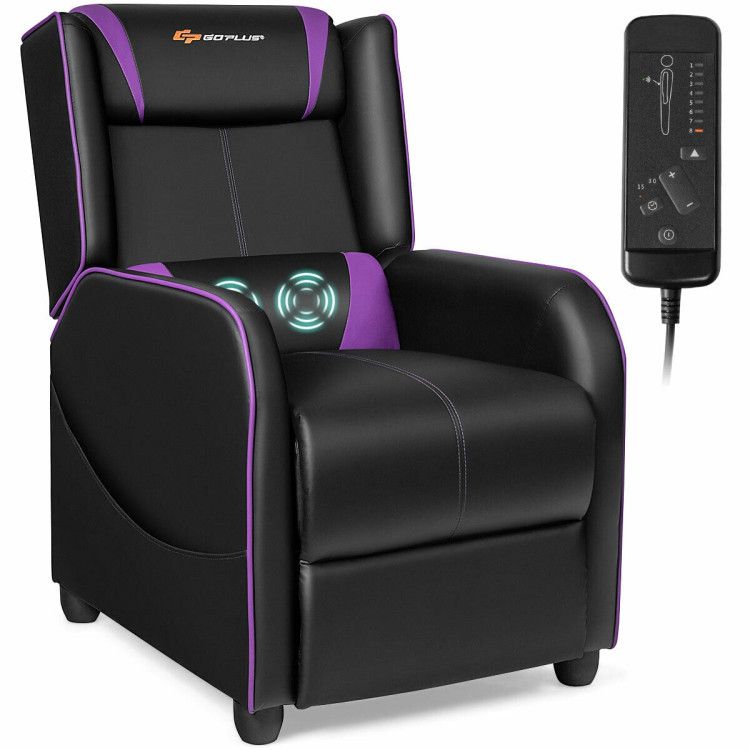 Adjustable Modern Gaming Recliner Chair with Massage Function and Footrest Adjustable Modern Gaming Recliner Chair with Massage Function and Footrest