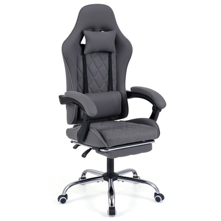 Gaming Chair Height Adjustable Computer Chair with Headrest and Lumbar Support