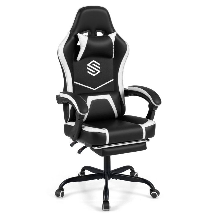 Gaming Chair Height Adjustable Computer Chair with Headrest Ergonomic Office Task Chair Gaming Chair Height Adjustable Computer Chair with Headrest Ergonomic Office Task Chair