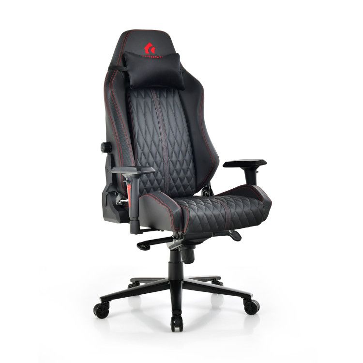 Adjustable Gaming Chair with Gas Lift 4D Armrest and Lumbar Support Adjustable Gaming Chair with Gas Lift 4D Armrest and Lumbar Support