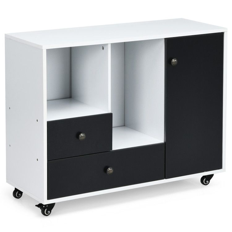 Lateral Mobile Filing Cabinet with 2 Drawers Lateral Mobile Filing Cabinet with 2 Drawers