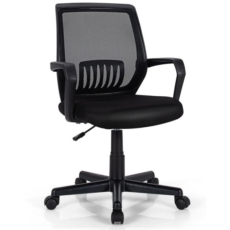 Mid-Back Mesh Height Adjustable Executive Chair with Lumbar Support Mid-Back Mesh Height Adjustable Executive Chair with Lumbar Support