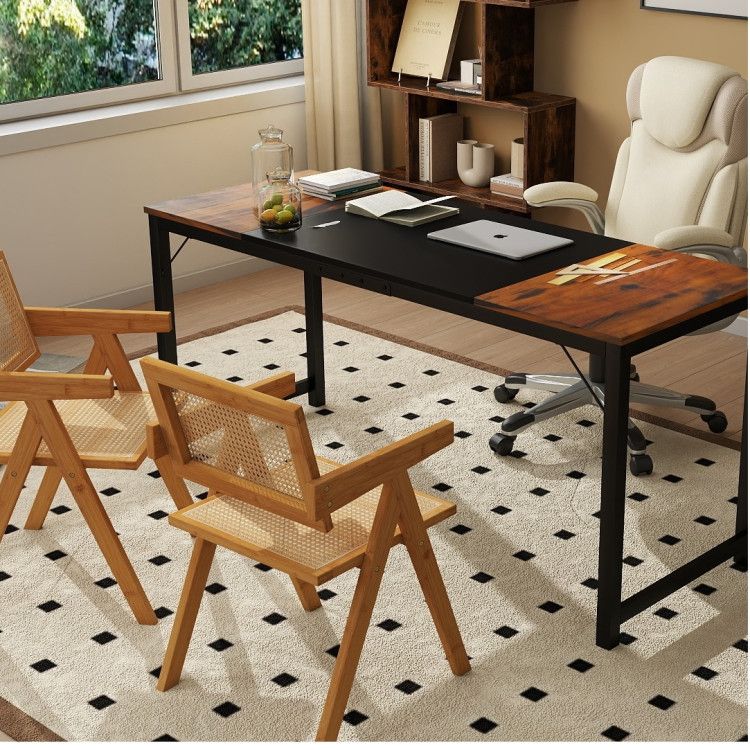 All-in-One Home Office Furniture Bundle – Ergonomic Chair, Spacious Desk, Multi-Drawer Cart, Bookshelf & Accent Chairs All-in-One Home Office Furniture Bundle – Ergonomic Chair, Spacious Desk, Multi-Drawer Cart, Bookshelf & Accent Chairs