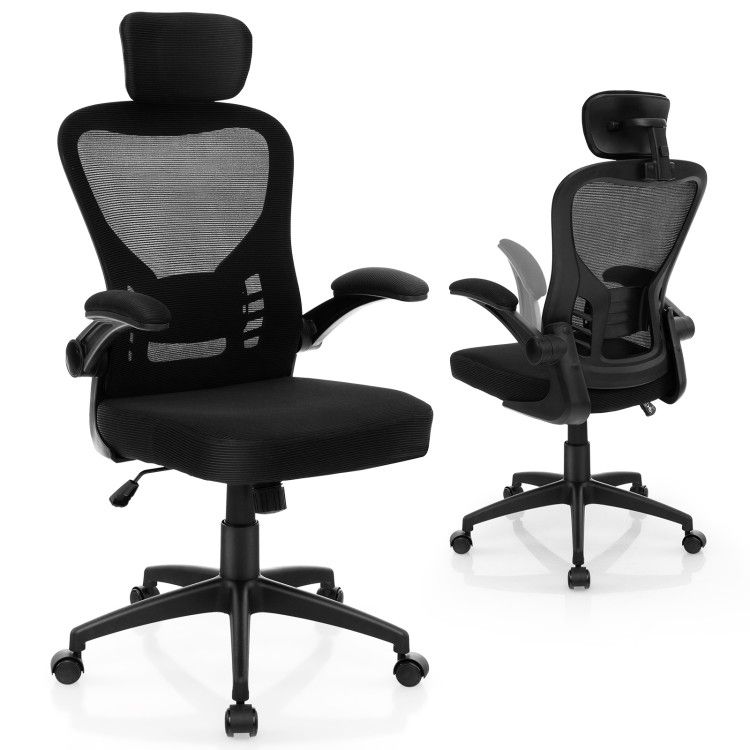 Ergonomic Mesh Office Chair with Adjustable Height for Home Office