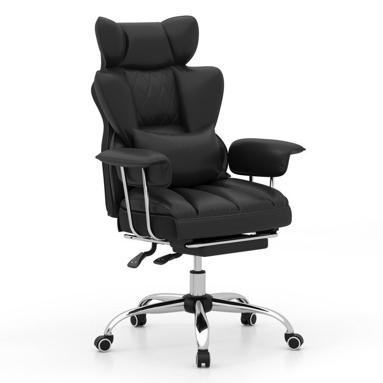 PU Leather Home Office Chair 400 lbs High Back Executive Chair