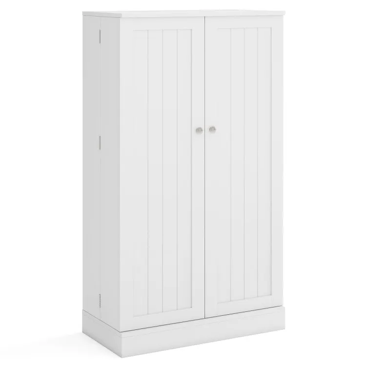 41 Inch Tall Pantry Cabinet Kitchen Storage Cabinet with Doors and Shelves