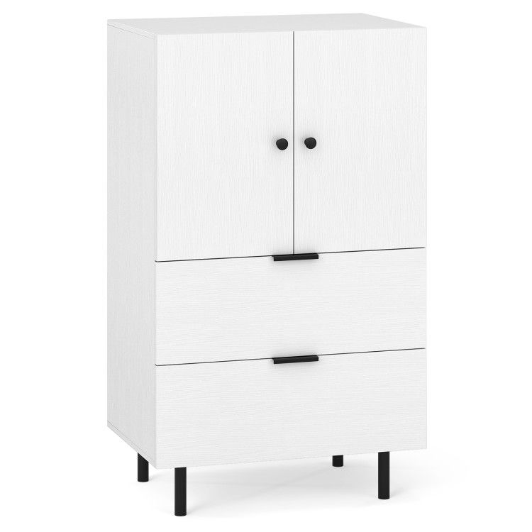 Sideboard Buffet Cabinet 2-Door Serving Cupboard with Drawers Sideboard Buffet Cabinet 2-Door Serving Cupboard with Drawers
