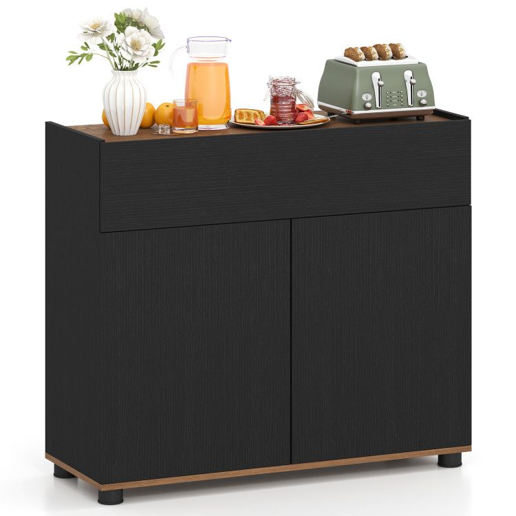 Sideboard Buffet Cabinet with Storage Wooden Kitchen Storage Cabinet