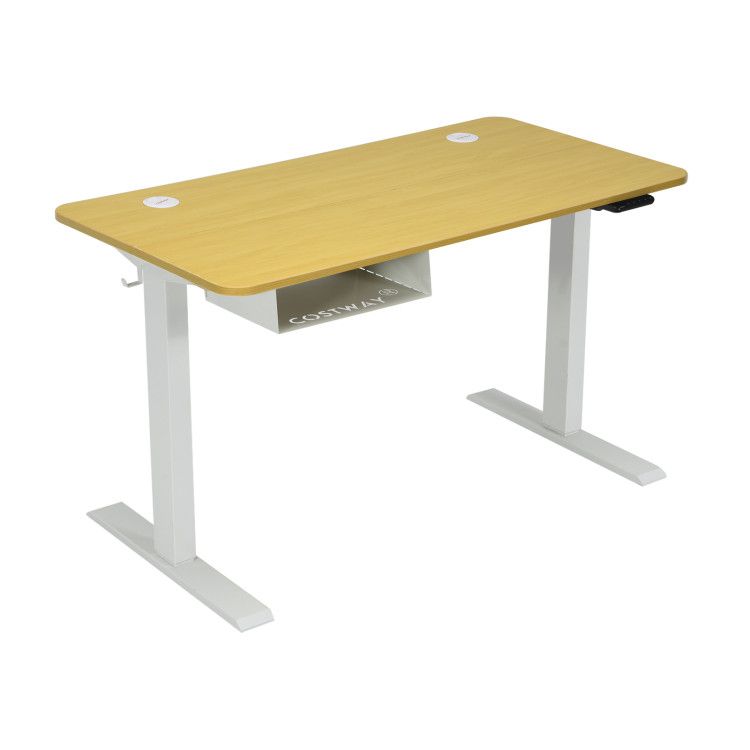 48-Inch Electric Standing Adjustable Desk with Control Panel and USB Port 48-Inch Electric Standing Adjustable Desk with Control Panel and USB Port