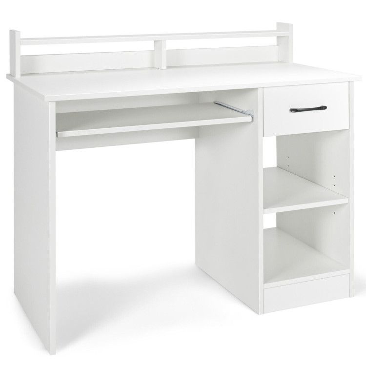 Study Laptop Table with Drawer and Keyboard Tray Study Laptop Table with Drawer and Keyboard Tray