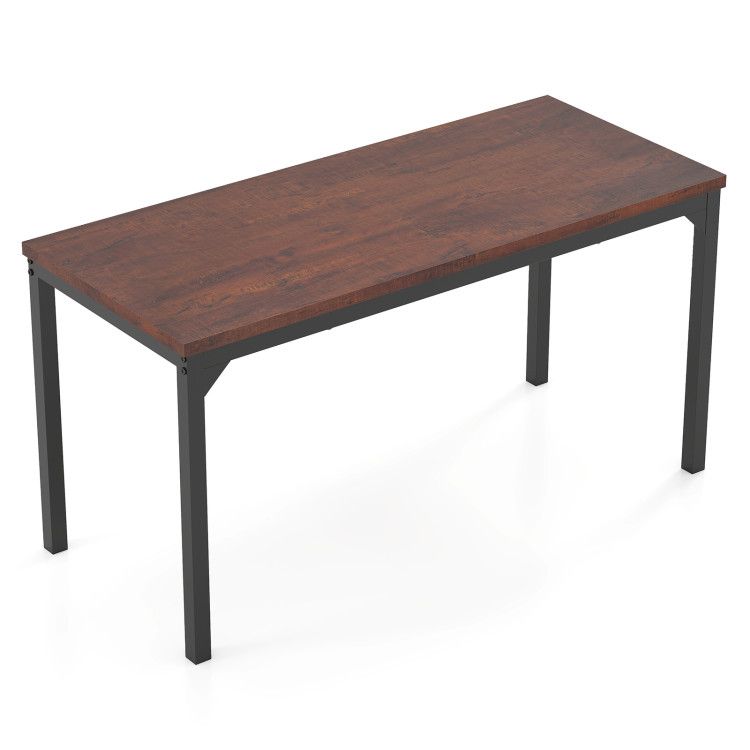 55 Inch Conference Table with Heavy-duty Metal Frame 55 Inch Conference Table with Heavy-duty Metal Frame