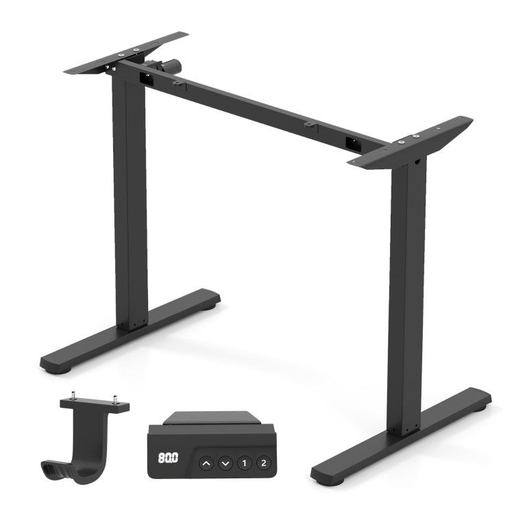 Electric Standing Desk Frame Height Adjustable Computer Desk Base with LED Display Electric Standing Desk Frame Height Adjustable Computer Desk Base with LED Display