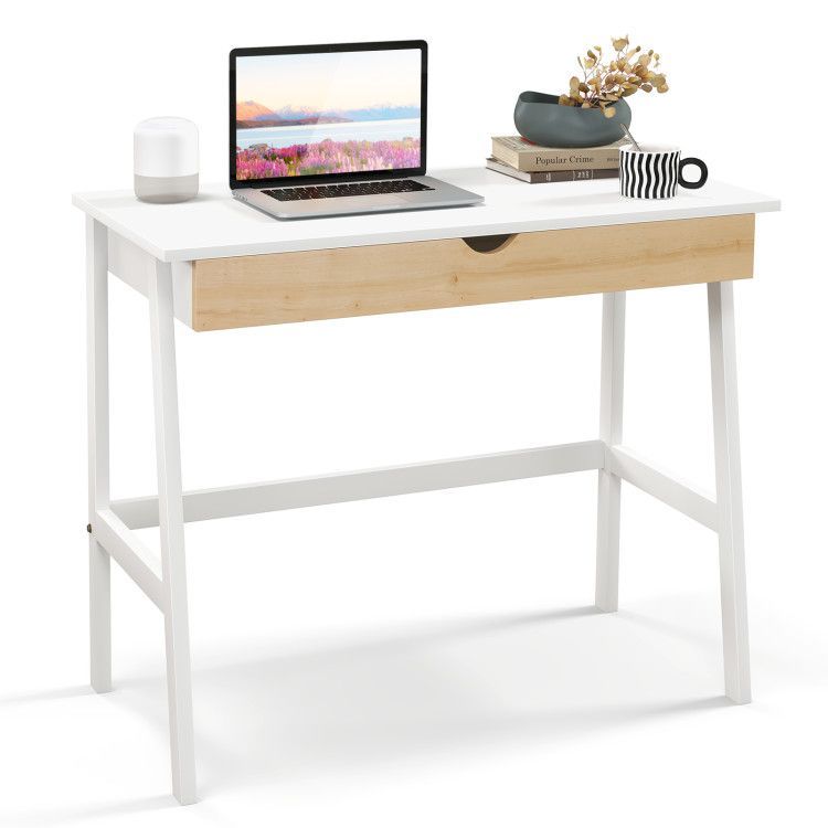 Wooden Computer Desk with Drawer for Home Office Wooden Computer Desk with Drawer for Home Office