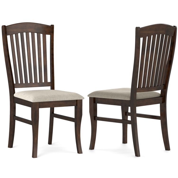 Dining Chairs Set of 2 Kitchen Side Chairs Mid-century Armless Dinette Chairs Dining Chairs Set of 2 Kitchen Side Chairs Mid-century Armless Dinette Chairs
